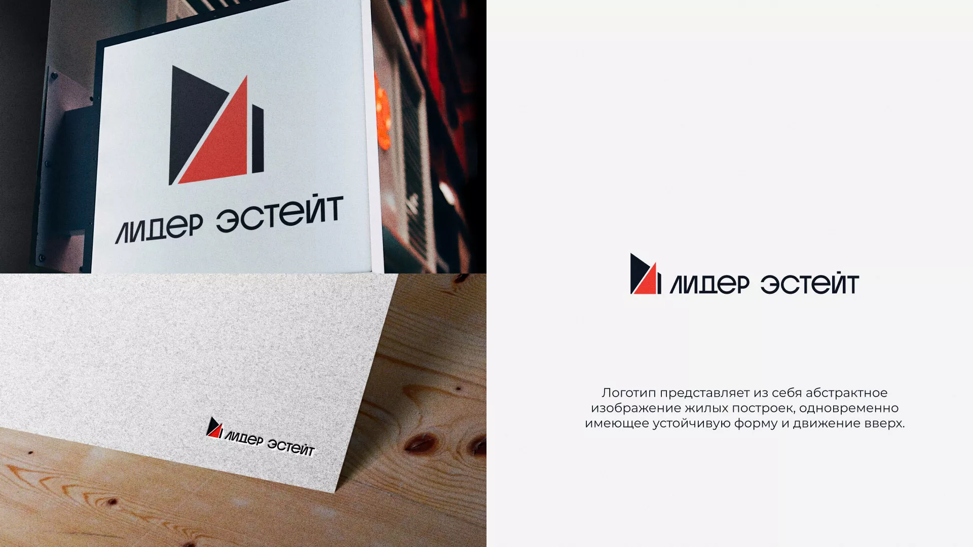 Сделали логотип для агентства недвижимости «Лидер Эстейт» в Гдове