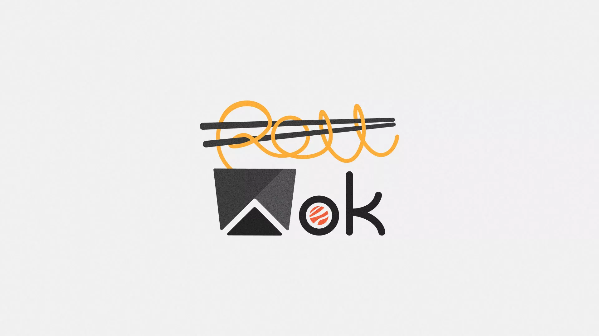 Разработка логотипа в Гдове для суши-бара «Roll Wok Club» Разработка логотипа в Гдове для суши-бара «Roll Wok Club»